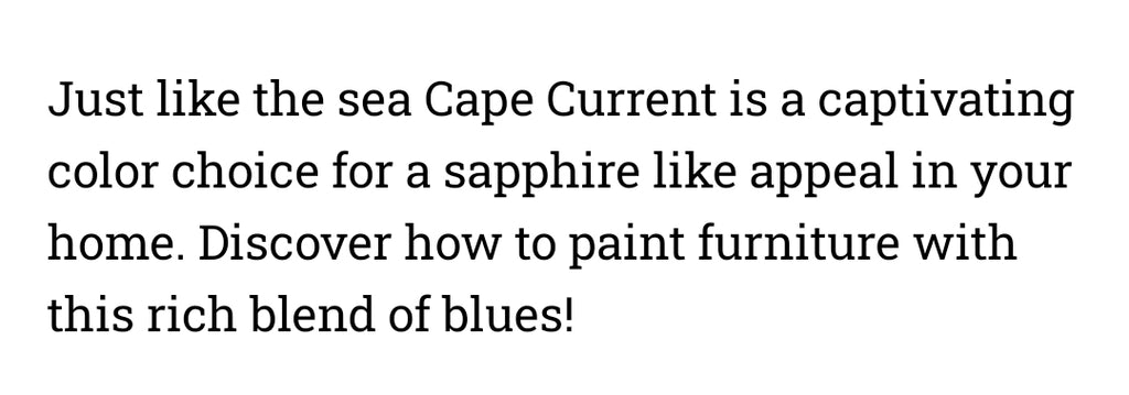 Cape Current / Dixie Belle Silk Mineral Paint