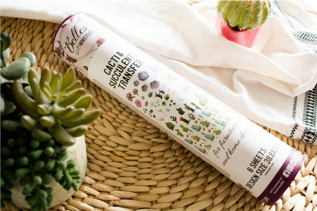 Belles & Whistles brand Transfers from Dixie Belle Paint