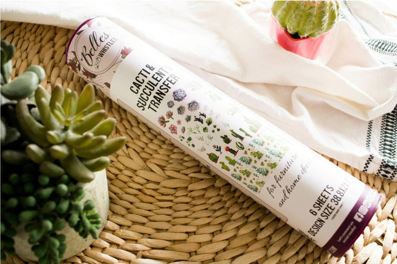 Belles & Whistles brand Transfers from Dixie Belle Paint