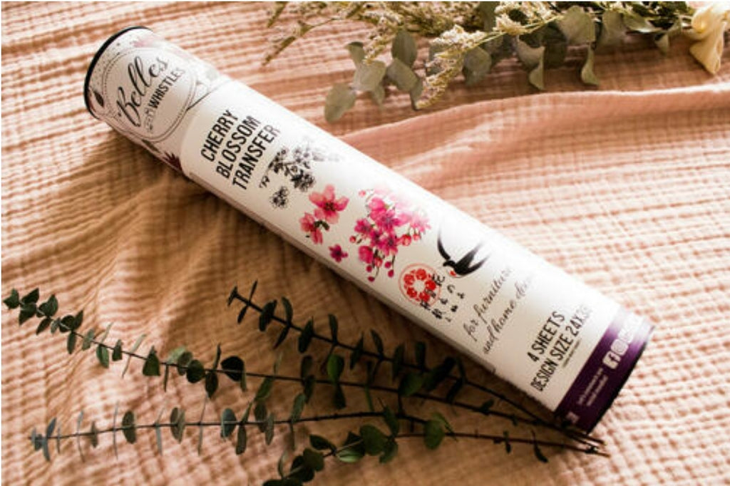 Belles & Whistles brand Transfers from Dixie Belle Paint