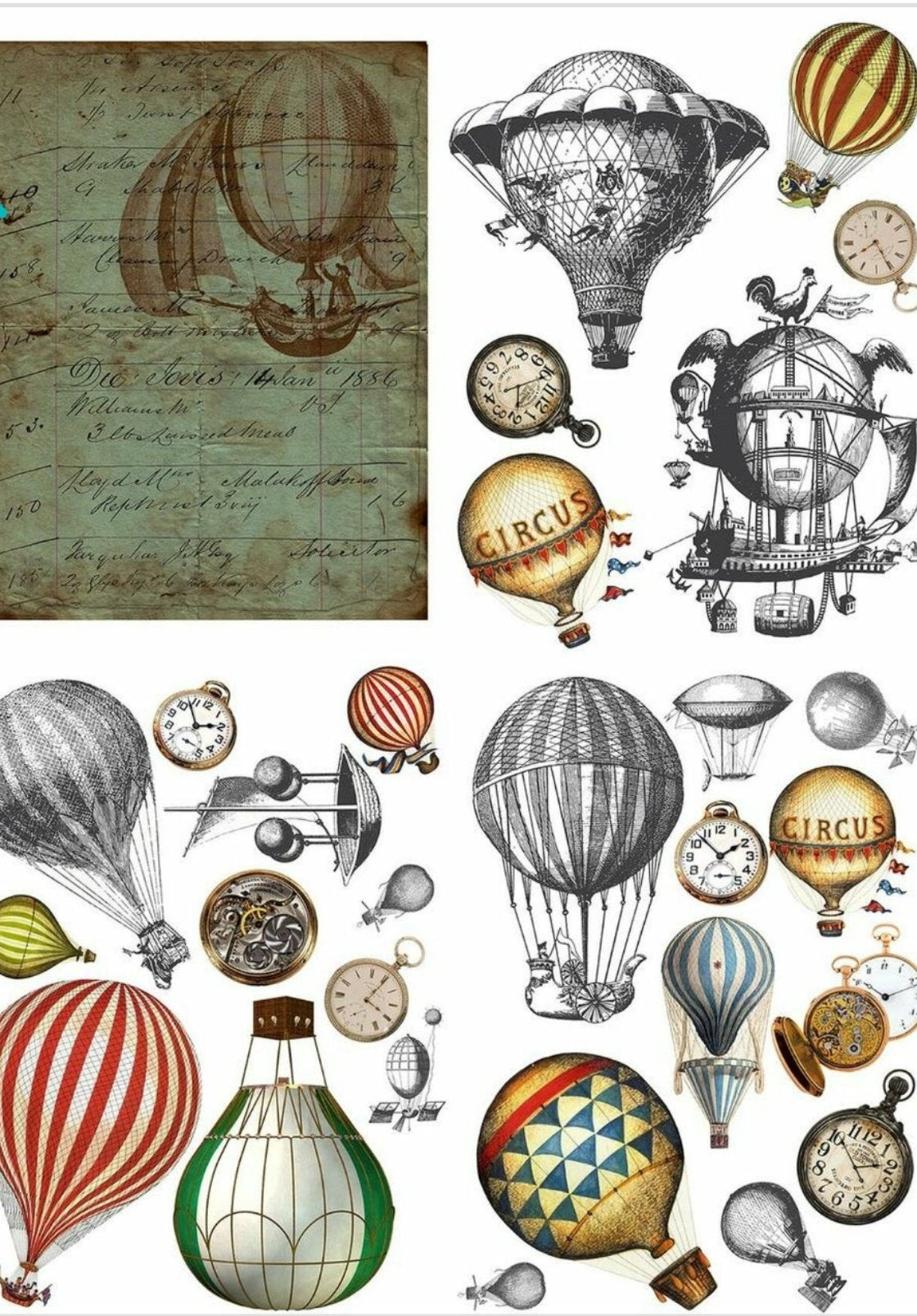 Belles & Whistles brand Transfers from Dixie Belle Paint