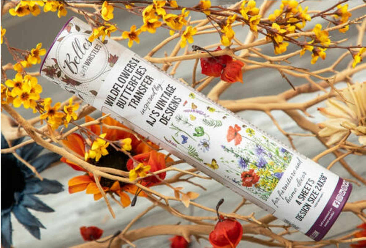 Belles & Whistles brand Transfers from Dixie Belle Paint