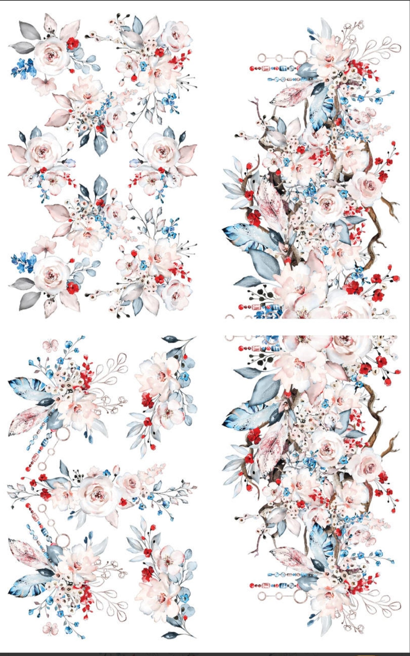 Belles & Whistles brand Transfers from Dixie Belle Paint