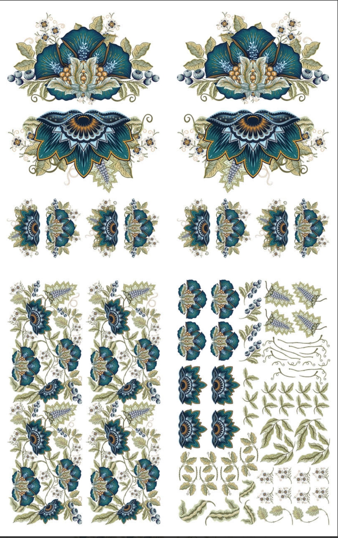 Belles & Whistles brand Transfers from Dixie Belle Paint