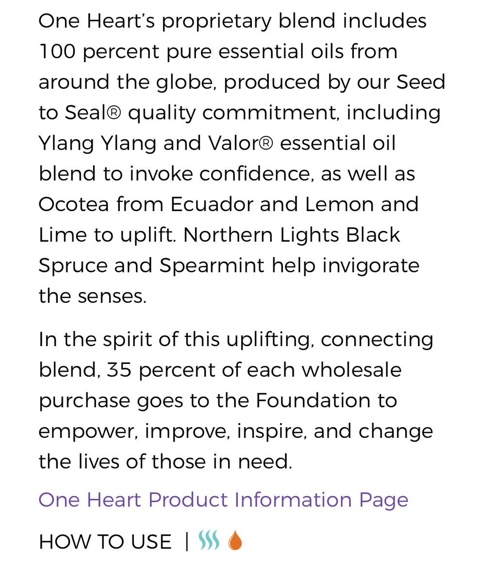 One Heart Essential Oil (Young Living Essential Oils)