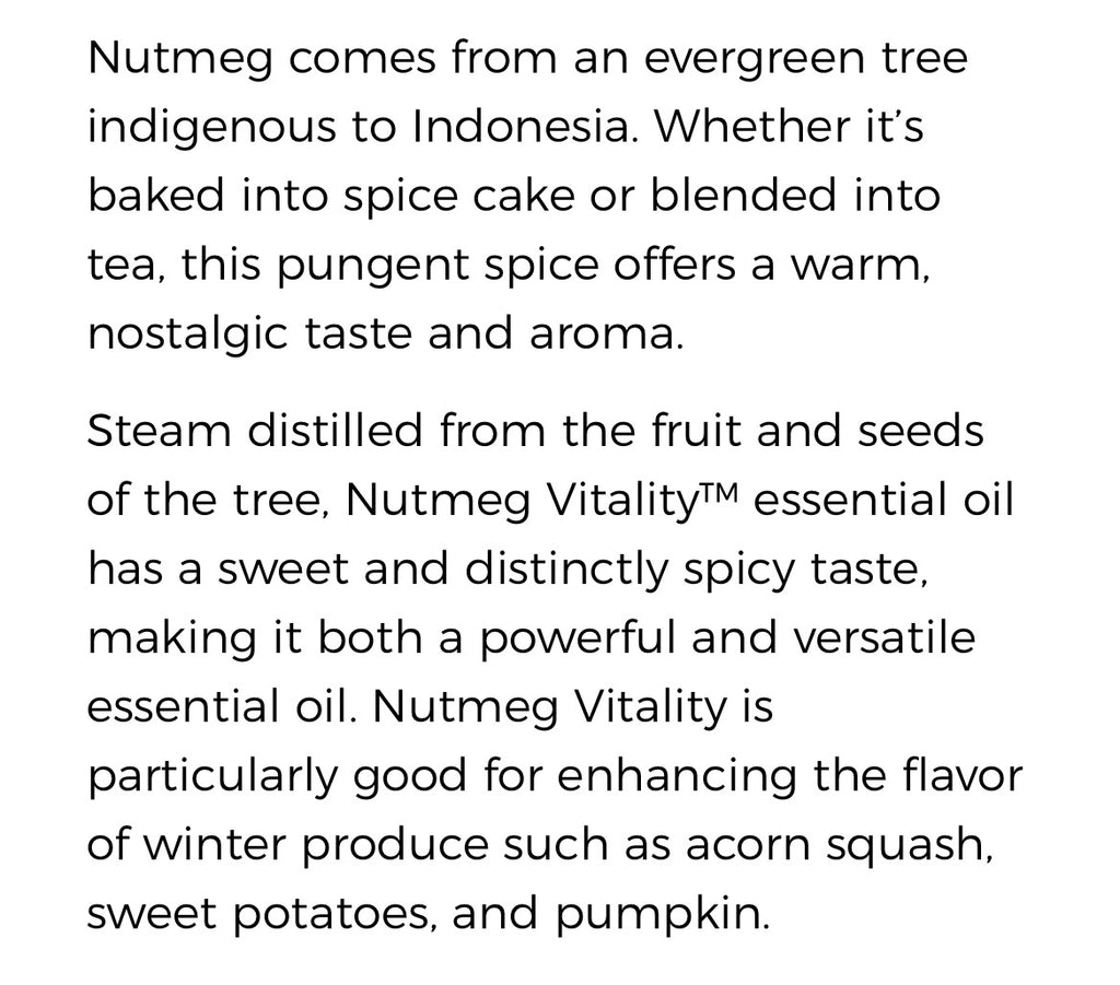 Nutmeg Essential Oil (Young Living Essential Oils)