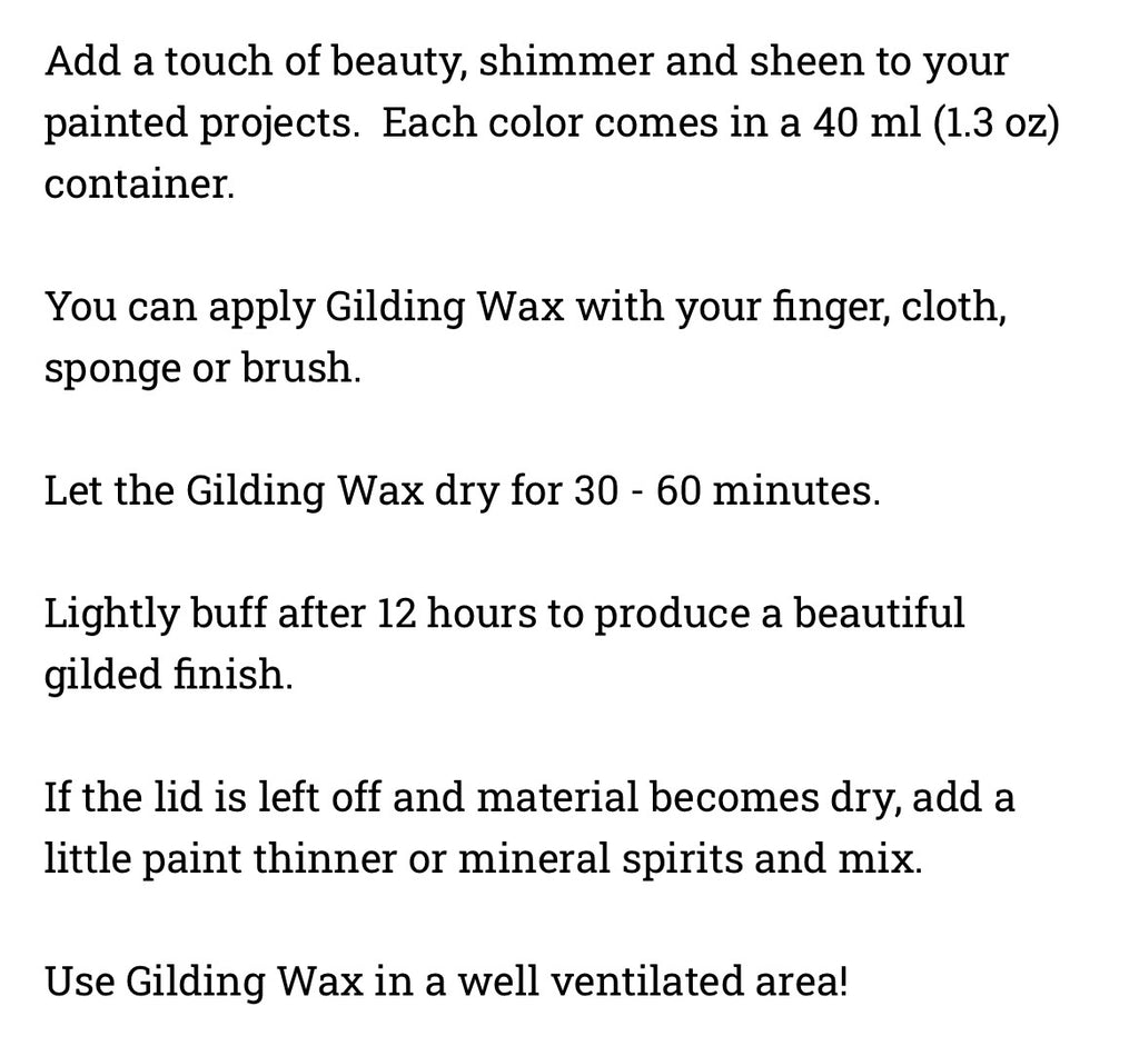 Gilding Wax  / Dixie Belle Chalk Mineral Paint