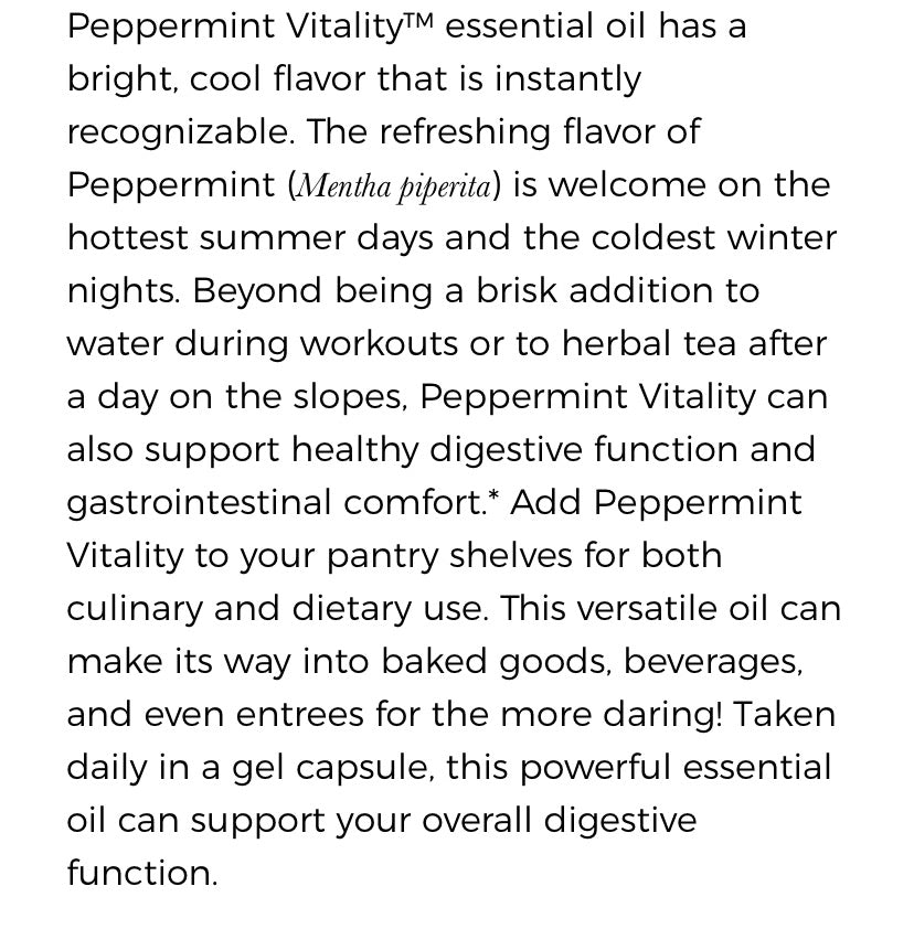 Spearmint Essential Oil (Young Living Essential Oils)