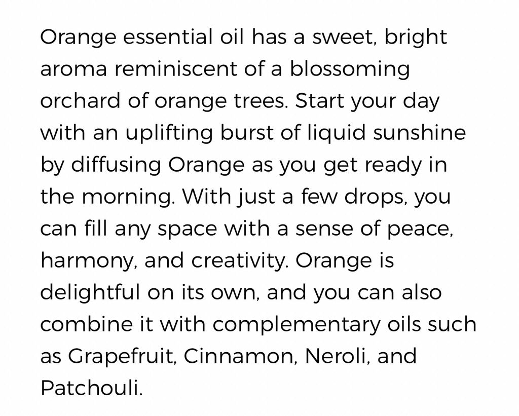 Orange Essential Oil (Young Living Essential Oils)