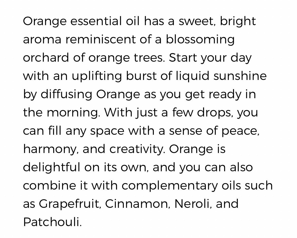 Orange Essential Oil (Young Living Essential Oils)