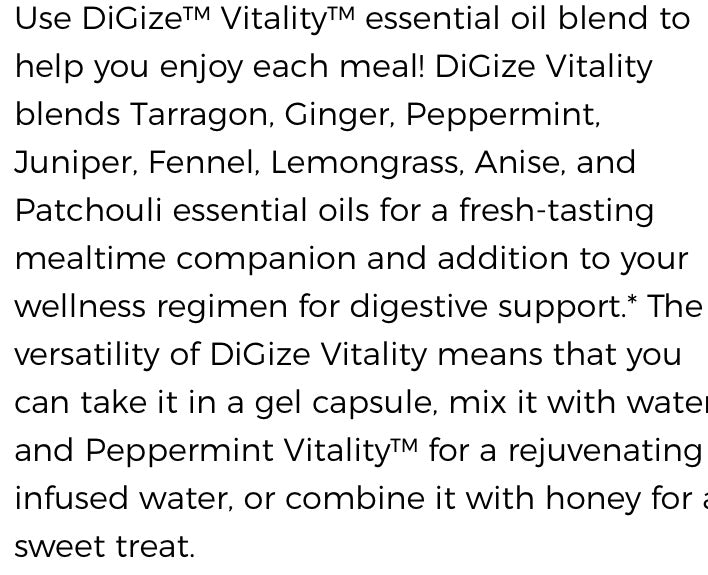 Digize Essential Oil (Young Living Essential Oils)