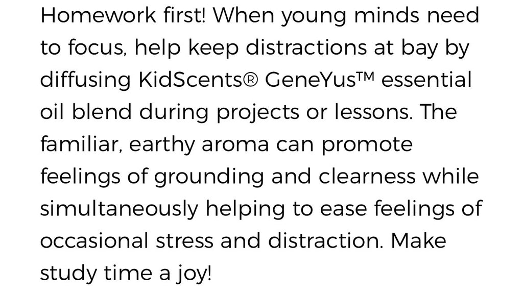 Geneyus KidsScents Essential Oil (Young Living Essential Oils)