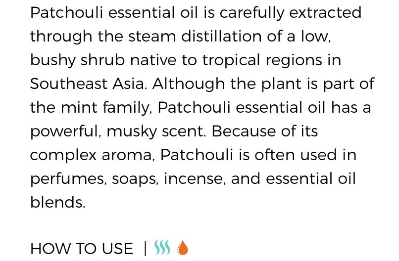 Patchouli Essential Oil (Young Living Essential Oils)