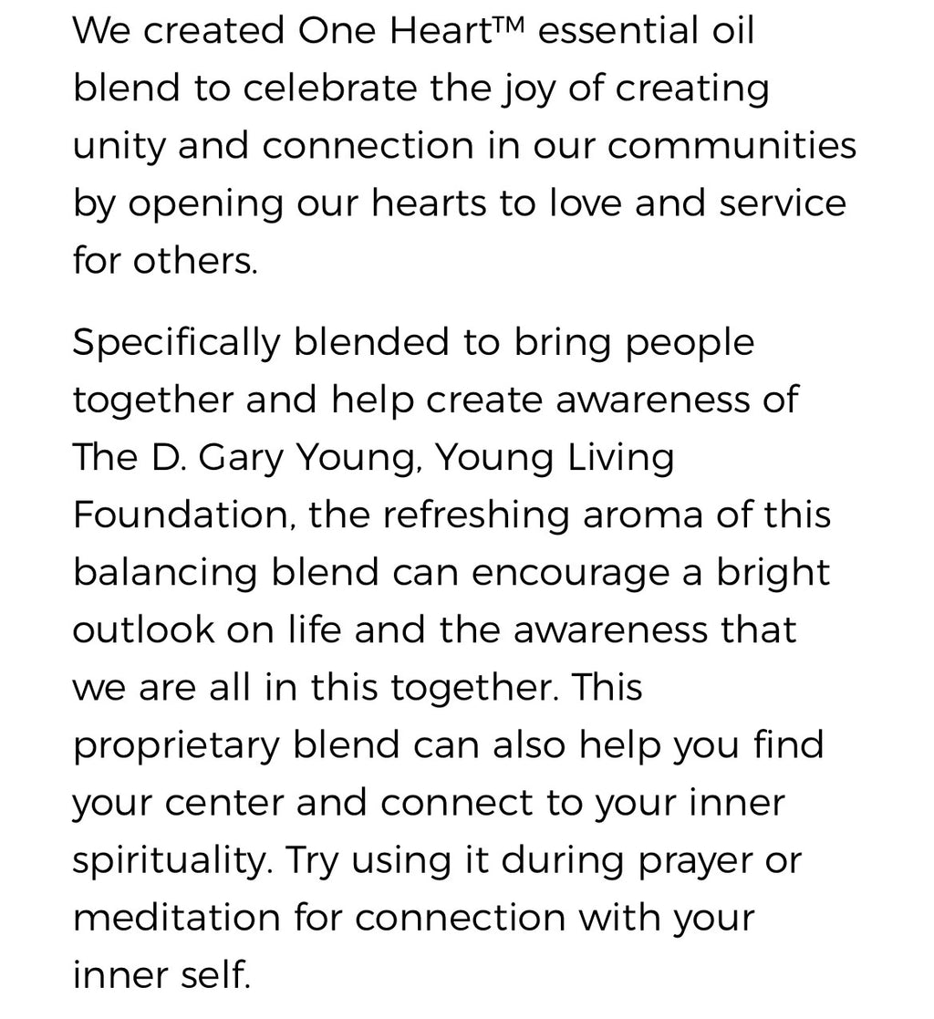 One Heart Essential Oil (Young Living Essential Oils)