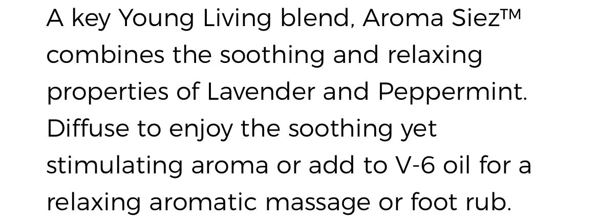 Aroma Siez Essential Oil (Young Living Essential Oils)