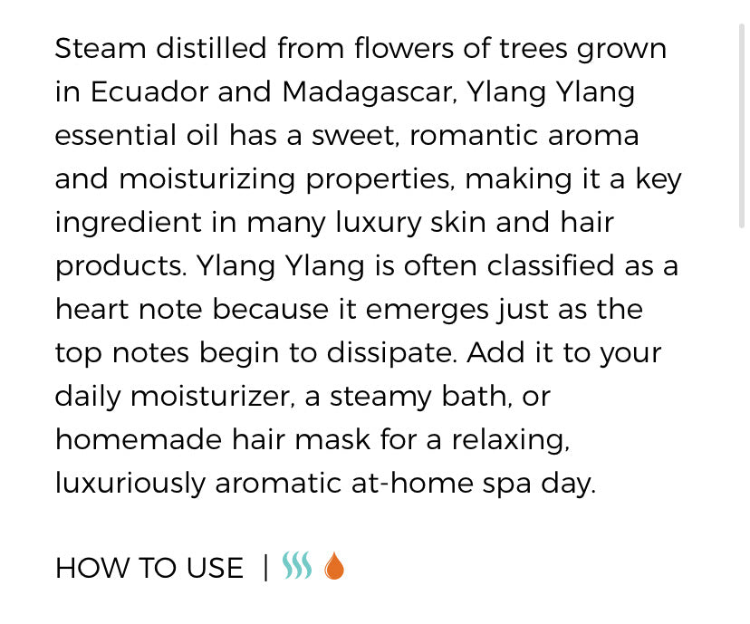 Ylang Ylang Essential Oil (Young Living Essential Oils)