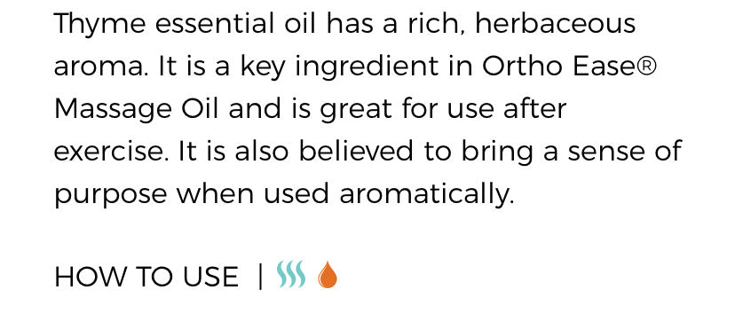 Thyme (Young Living Essential Oils)